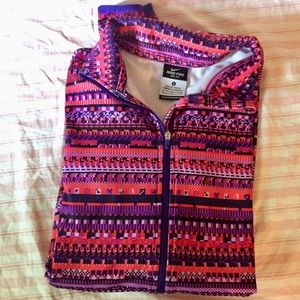 Patterned Nike Dry Fit Long Sleeve Quarter Zip